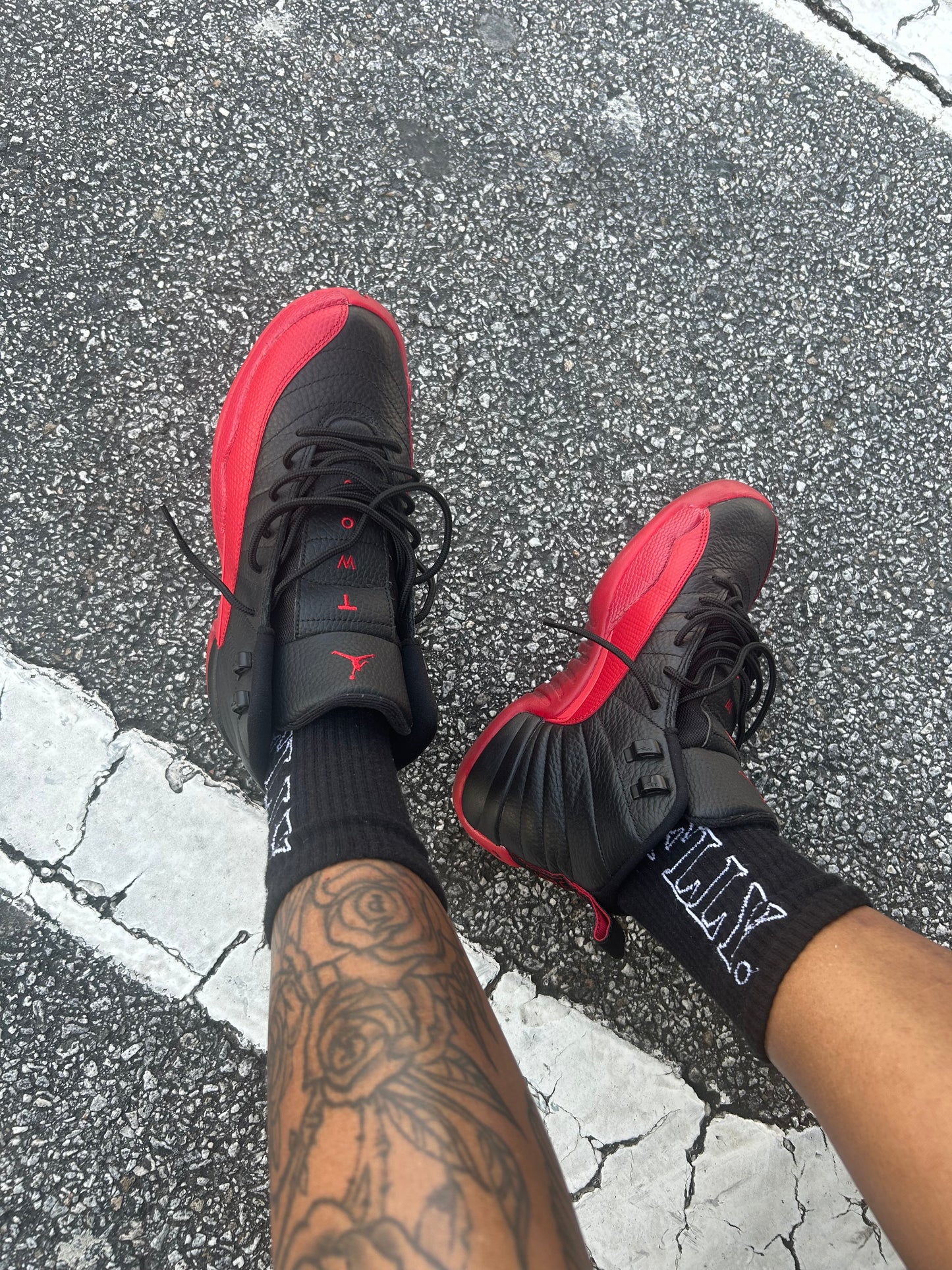 Black FLLY socks