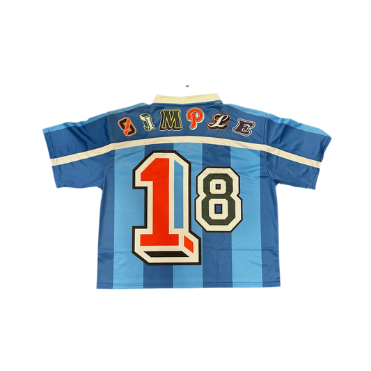 Random blue Soccer Jersey