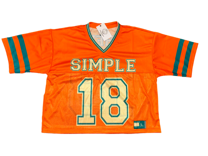 Orange football jersey