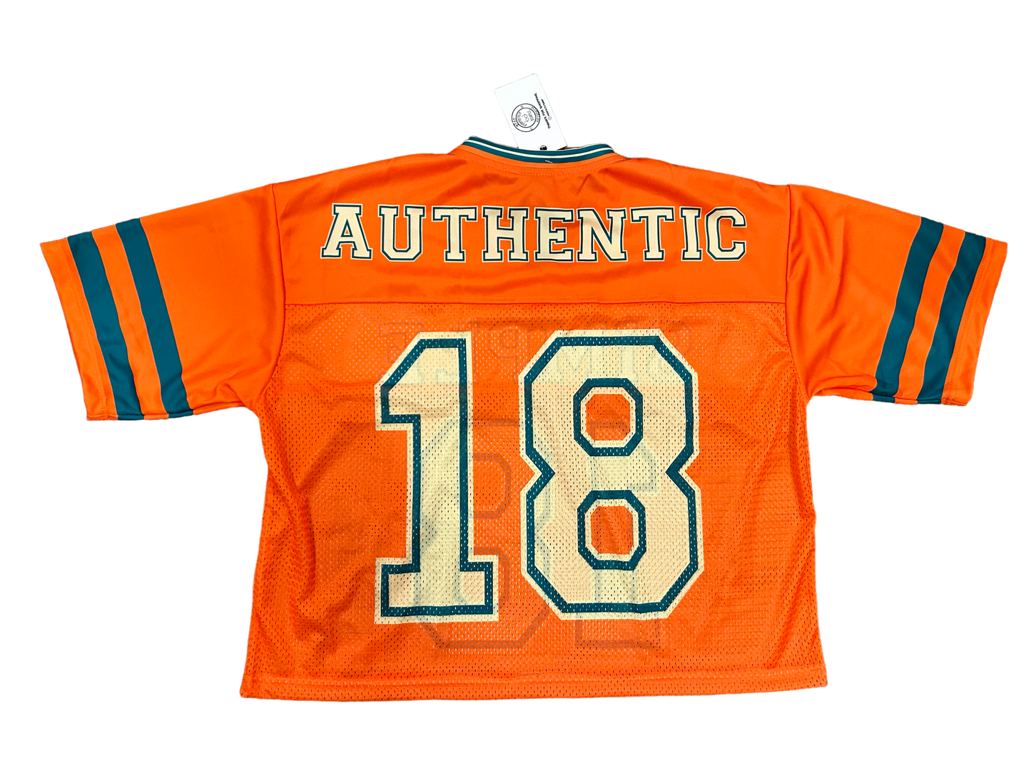 Orange football jersey