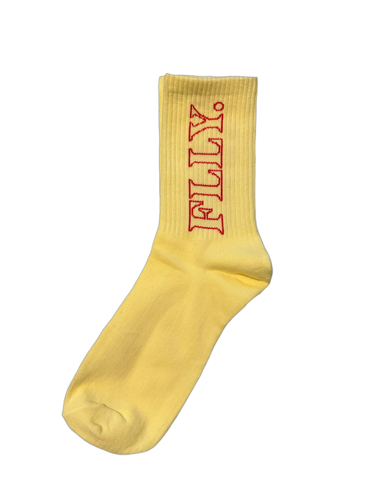 Yellow FLLY socks