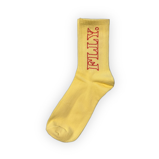 Yellow FLLY socks