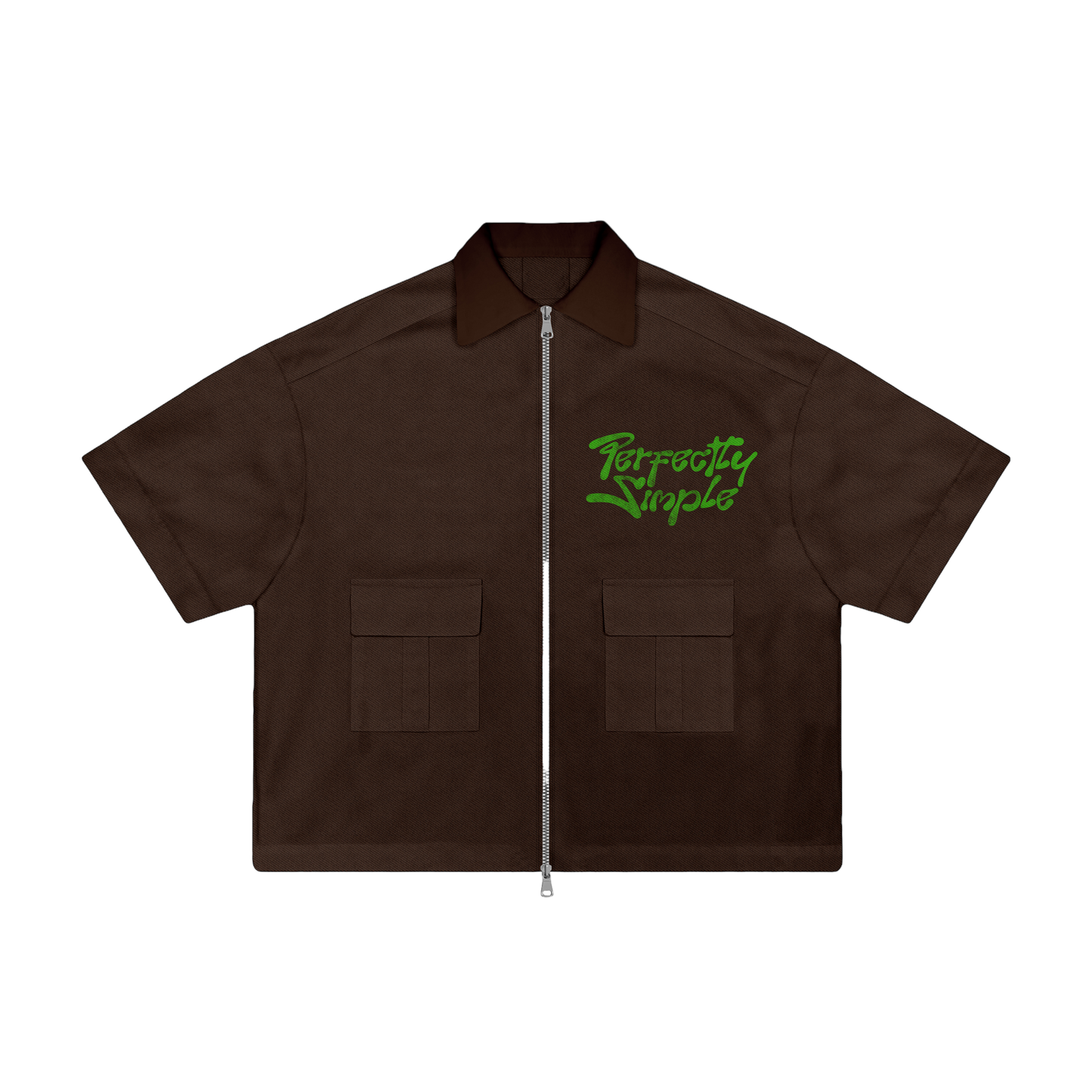 Dark Brown Mechanic Shirt